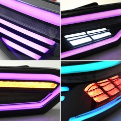 New RGB Tail Lights For 2018-2024 Toyota Camry 8th Gen Rear Lamp Assembly