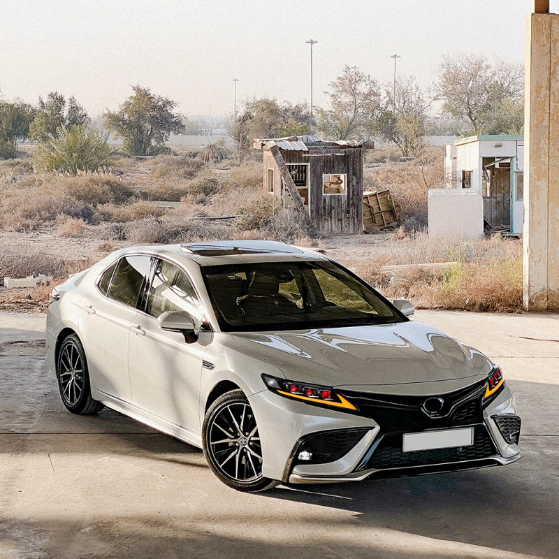 Demon Eye Headlights For 2018-2022 Toyota Camry LE SE XLE XSE Headlights Assembly (Triple Projectors headlights)