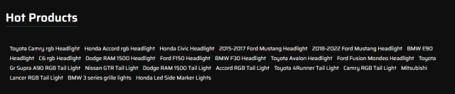 LED Tail Lights For 2018-2024 Toyota Camry SE XSE LE, Lexus Style Tail Light