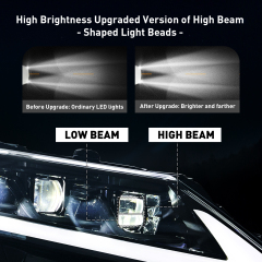 For 2018-2024 Toyota Camry RGB Headlights (Clear refletor)