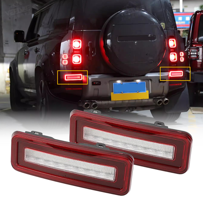 Led Tail Light for 2020-2023 Land Rover Defender LED Bumper Light (Red color)