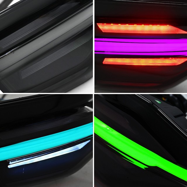 RGB Tail Lights for 2020-2024 Toyota Corolla Start Up Animation DRL Rear Lamp Assembly