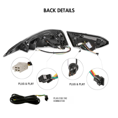 Custom 8th Gen Tail Light For 2018-2024 Toyota Camry SE XSE LE Lexus Style Rear Lights