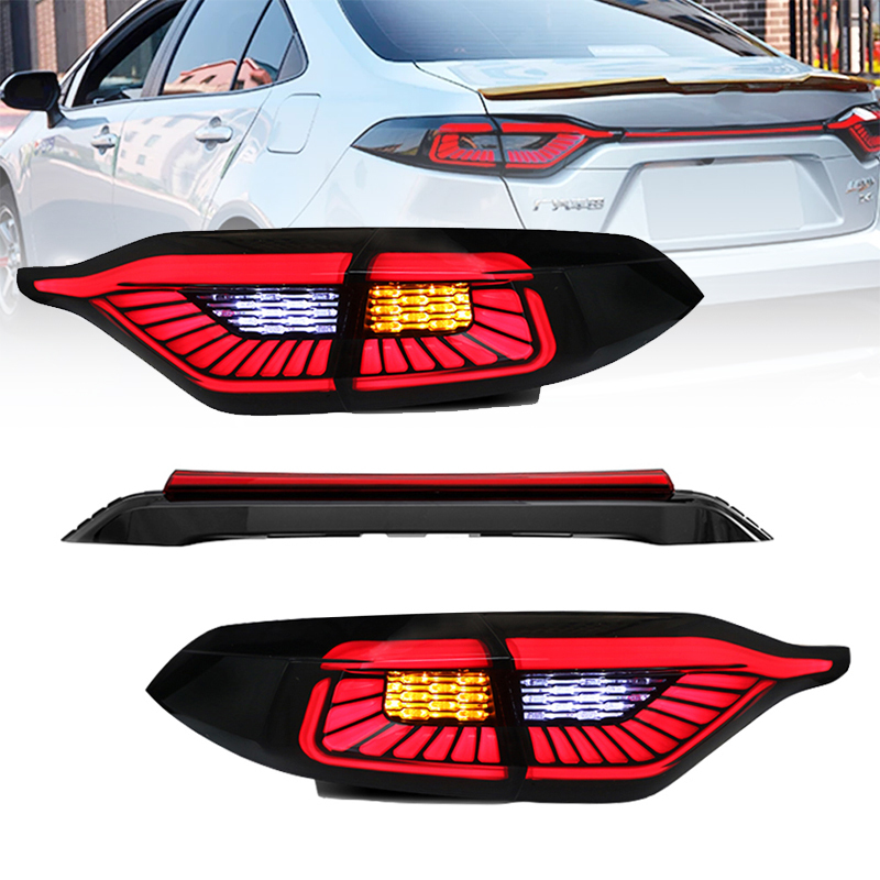 Somke Tail Light For 2020-2023 Toyota Corolla US Sequen Tail lamp Assembly