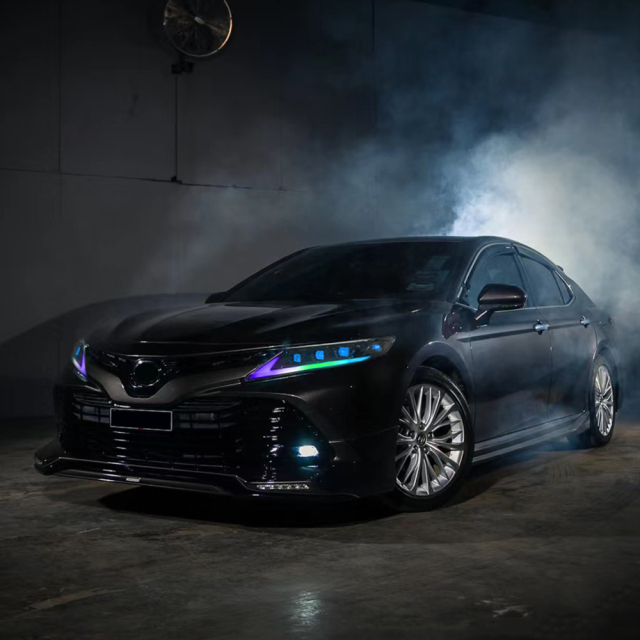 For 2018-2024 Toyota Camry RGB Headlights (Clear refletor)