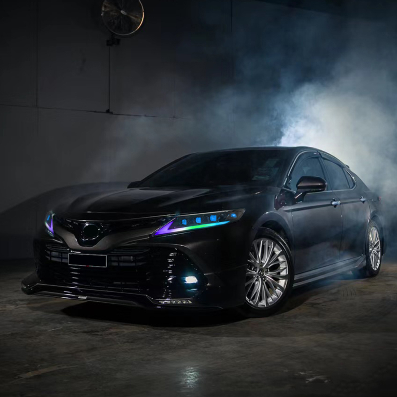 For 2018-2024 Toyota Camry RGB Headlights (Clear refletor)