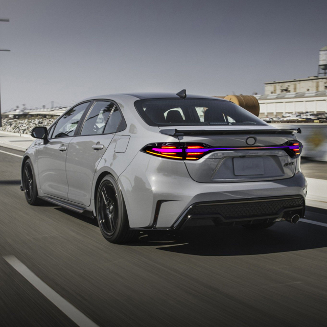 RGB Tail Lights for 2020-2024 Toyota Corolla Start Up Animation DRL Rear Lamp Assembly