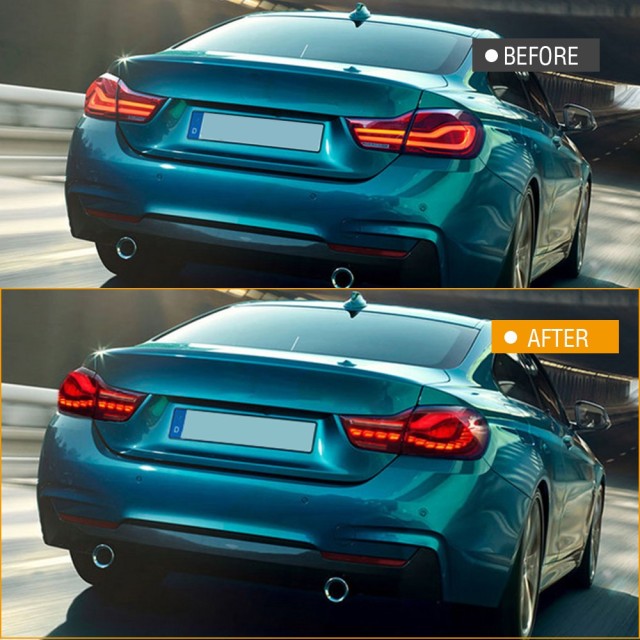 Custom Tail Lights For 2013-2019 BWM 4 Series &amp; 2014-2018 M4 GTS Tail Lights