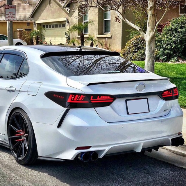 LED Tail Lights For 2018-2024 Toyota Camry SE XSE LE, Lexus Style Tail Light