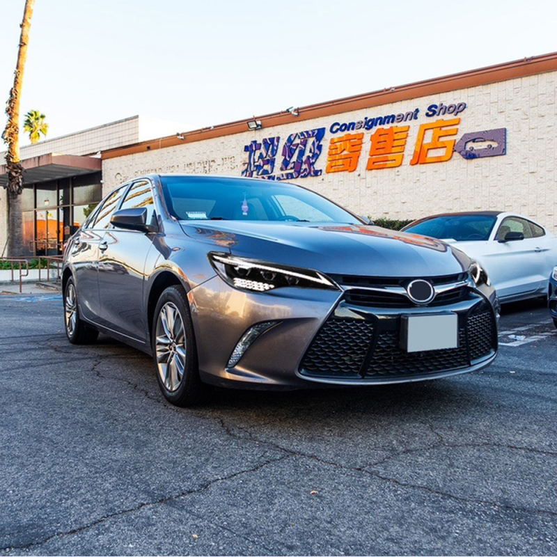 Triple Beam LED Headlamps For 2015-2017 Toyota Camry Headlight Assembly
