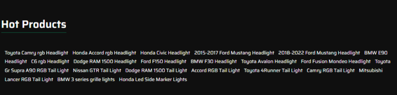 Demon Eye Headlights For 2018-2024 Toyota Camry LE SE XLE XSE TRD (Quad Projectors Headlights)