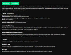 Led Tail Light for 2020-2023 Toyota Corolla tail light Assembly