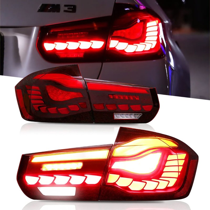 Red Tail light For BMW 3 Series 2013-2018 F30 F35 F80 6th Sedan Tail lights Assembly