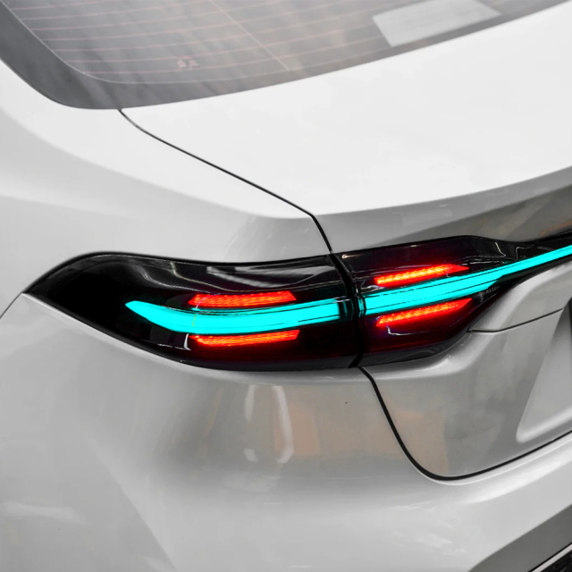 RGB Tail Lights for 2020-2024 Toyota Corolla Start Up Animation DRL Rear Lamp Assembly