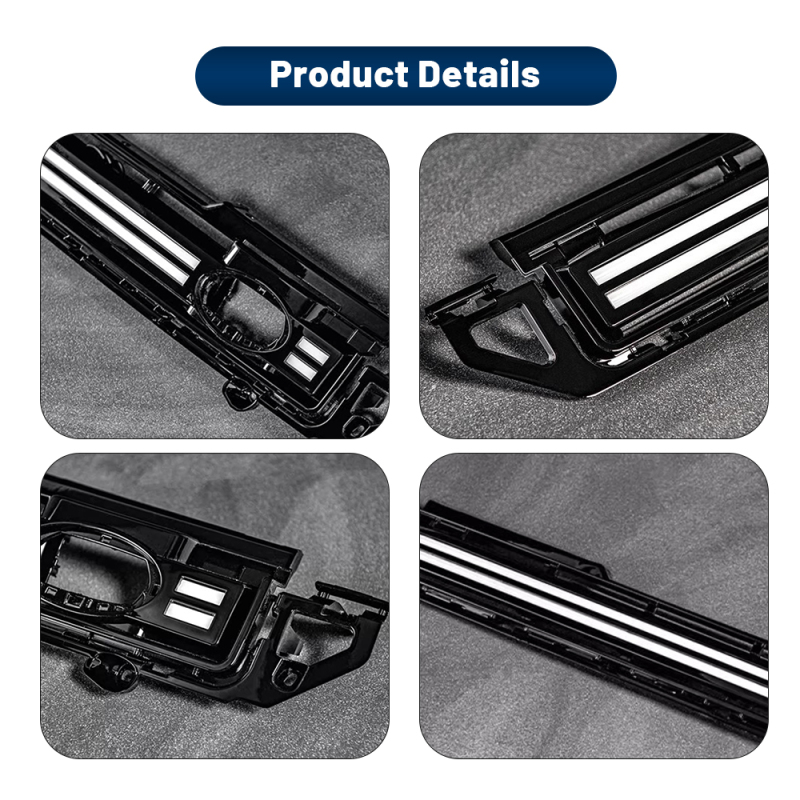 For 2020-2023 Land Rover Defender 90 110 LED Grille Trim Strip DRL Light (Black)