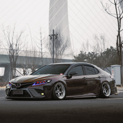 Demon Eye Headlights For 2018-2022 Toyota Camry LE SE XLE XSE Headlights Assembly (Triple Projectors headlights)