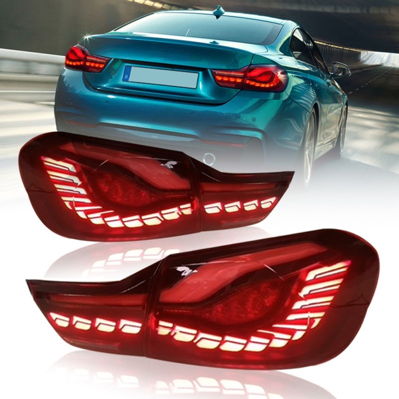 Custom Tail Lights For 2013-2019 BWM 4 Series &amp; 2014-2018 M4 GTS Tail Lights