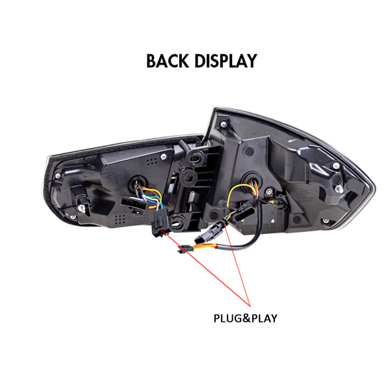 Smoke Tail Lights For 2013-2018 BWM 3-Series F30 F35 F80 M3 Tail Light Assembly