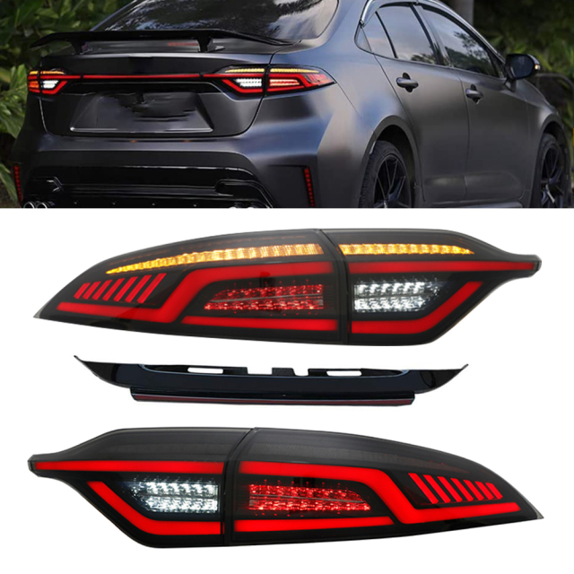 Smoke Tail Light For 2020-2023 Toyota US Corolla Tail Light Assembly