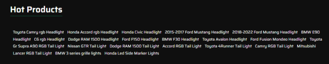 Demon Eye Headlights For 2018-2024 Toyota Camry LE SE XLE XSE Headlights Assembly (Dual Projector headlights)
