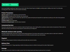 Demon Eye Headlights For 2018-2024 Toyota Camry LE SE XLE XSE TRD (Quad Projectors Headlights)