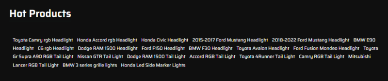 Triple Beams Led Headlight For 2010-2011 Toyota Camry LED Headlight Assembly