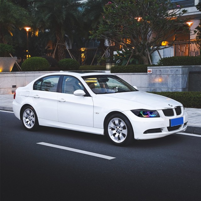 RGB Headlight For 2009-2012 BMW 3-Series E90 E91 320i 323i 325 330 335 (Halogen/Xenon)