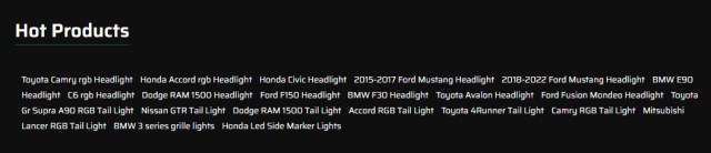 Customized Headlights for 2019-2022 Toyota Avalon All Models Headlight Assembly