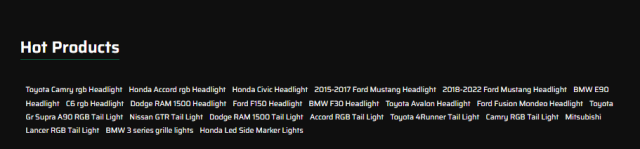 New Led Headlight For 2018-2024 Toyota Camry LE SE XLE XSE TRD (Audi Model)