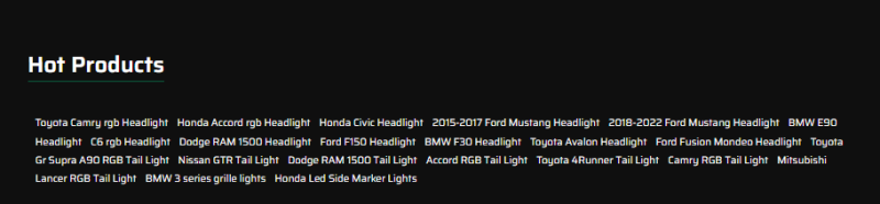 New Led Headlight For 2018-2024 Toyota Camry LE SE XLE XSE TRD (Audi Model)