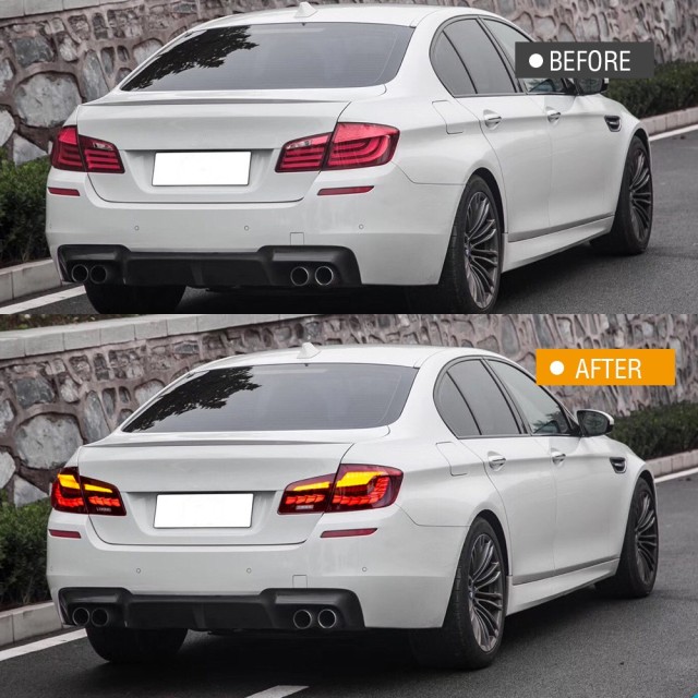 Red Tail Lights For 2011-2017 BWM 5 Series F10 F18 Tail Lights Assembly