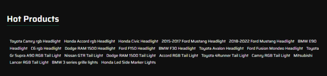 For 2018-2024 Toyota Camry RGB Headlights (Clear refletor)