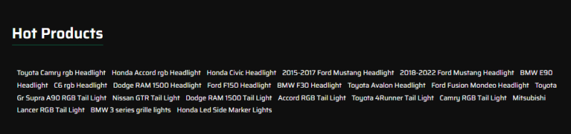 For 2018-2024 Toyota Camry RGB Headlights (Clear refletor)