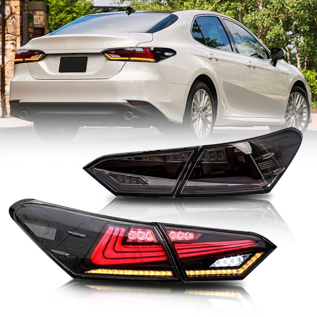 Custom 8th Gen Tail Light For 2018-2024 Toyota Camry SE XSE LE Lexus Style Rear Lights