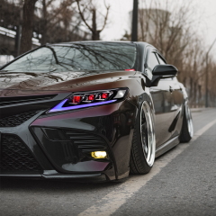 Demon Eye Headlights For 2018-2022 Toyota Camry LE SE XLE XSE Headlights Assembly (Triple Projectors headlights)