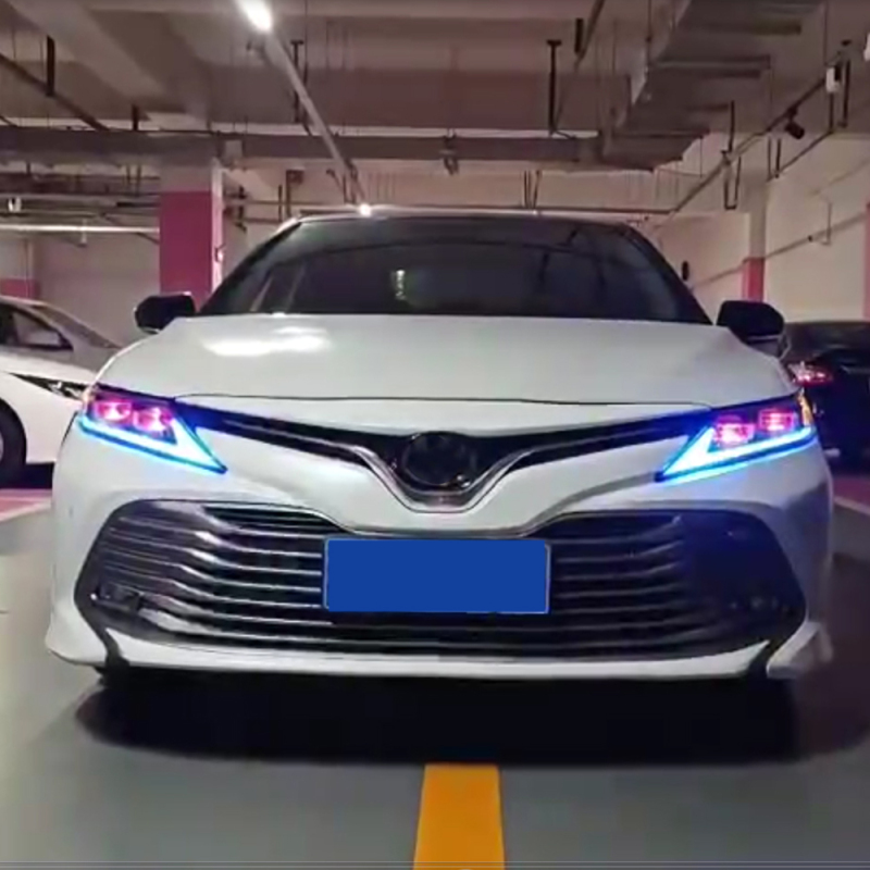 Demon Eye Headlights For 2018-2024 Toyota Camry LE SE XLE XSE Headlights Assembly (Dual Projector headlights)