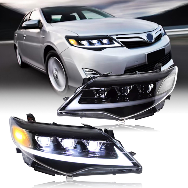 Triple Beams Led Headlight For 2012-2014 Toyota Camry Headlight Assembly