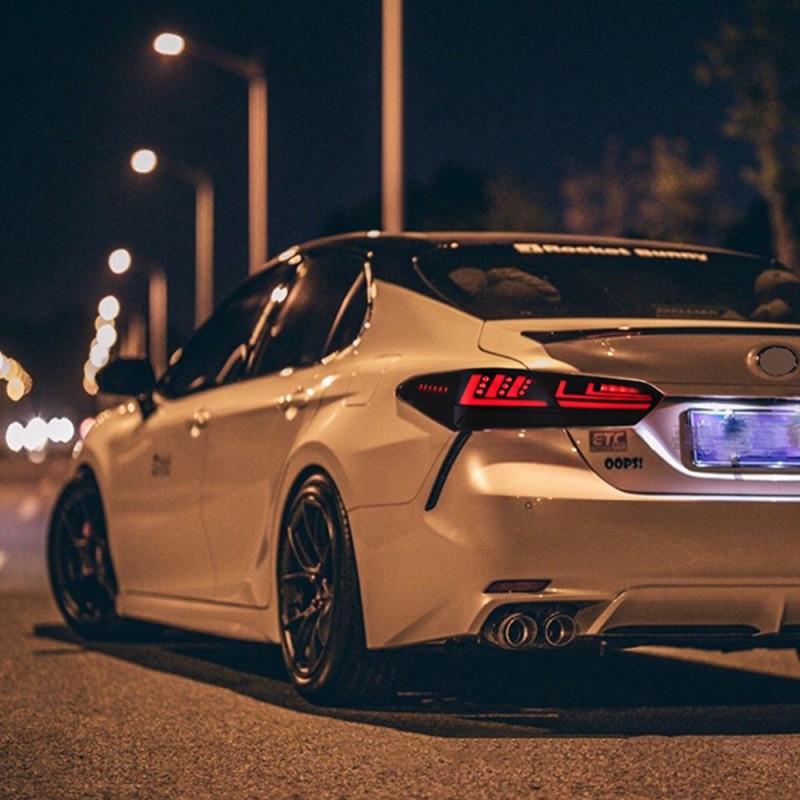 LED Tail Lights For 2018-2024 Toyota Camry SE XSE LE, Lexus Style Tail Light