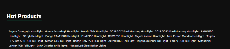 Led Tail Lights For 2018-2024 Toyota Camry Tail Light Assembly