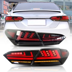 For 2018-2024 Toyota Camry 8th Gen LE SE XSE Led Tail Light Assembly, Lexus Style