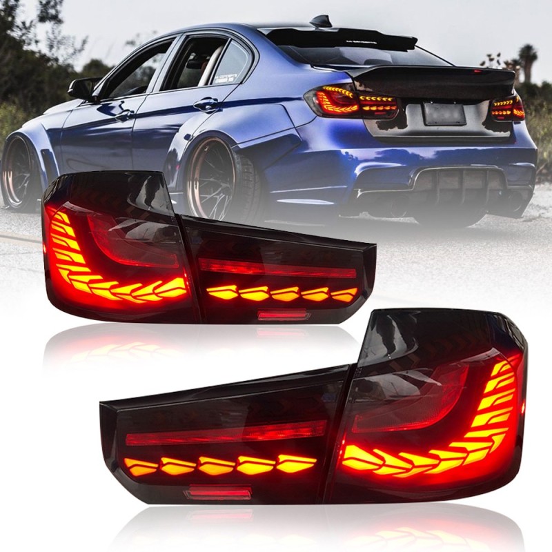 Smoke Tail Lights For 2013-2018 BWM 3-Series F30 F35 F80 M3 Tail Light Assembly