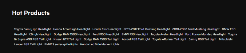 Somke Tail Light For 2020-2023 Toyota Corolla US Sequen Tail lamp Assembly