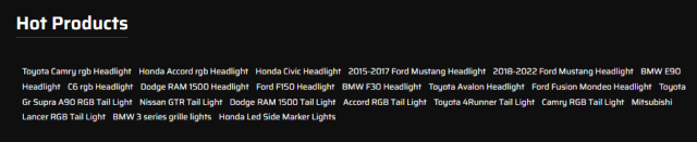 For 2019-2021 Toyota Avalon Led Tail Light