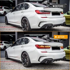 Red Tail Lights For 2019-2021 BWM 3 Series G20 330i M340i G80 M3 GTS Tail Light Assembly