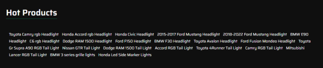 New RGB Headlights For 2018-2024 Toyota Camry LE SE XLE XSE TRD (Quad Projectors Headlights)