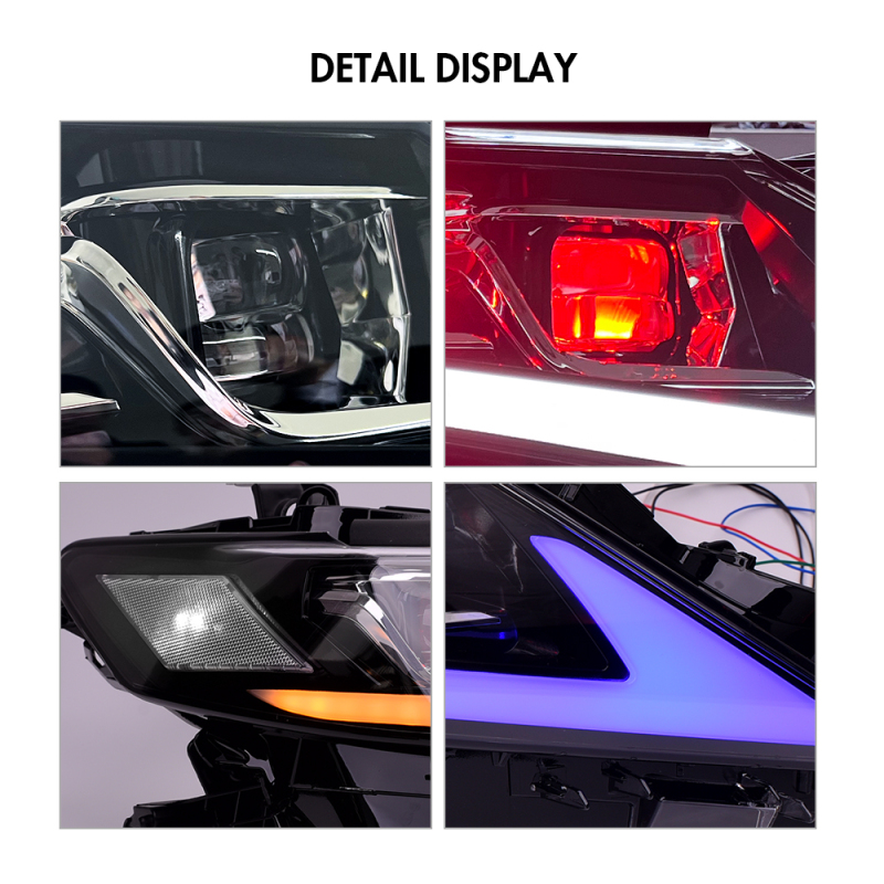 Demon Eye Headlights For 2018-2022 Toyota Camry LE SE XLE XSE Headlights Assembly (Triple Projectors headlights)