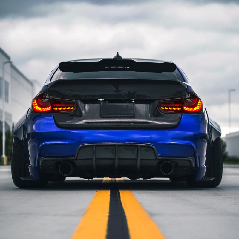 Smoke Tail Lights For 2013-2018 BWM 3-Series F30 F35 F80 M3 Tail Light Assembly