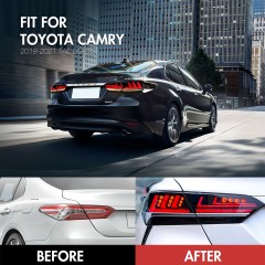 Led Tail Lights For 2018-2024 Toyota Camry Tail Light Assembly