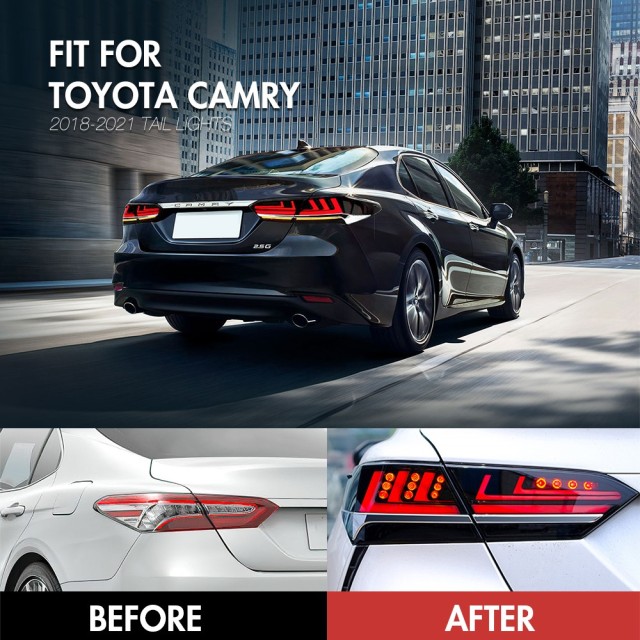 Led Tail Lights For 2018-2024 Toyota Camry Tail Light Assembly