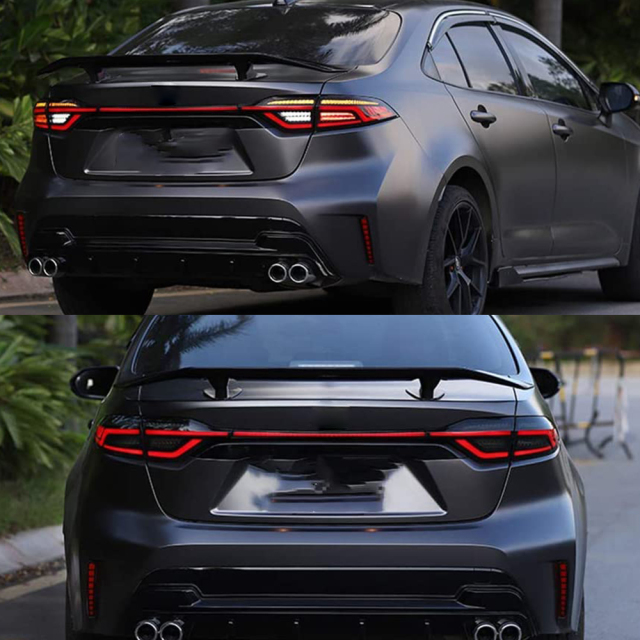 Smoke Tail Light For 2020-2023 Toyota US Corolla Tail Light Assembly